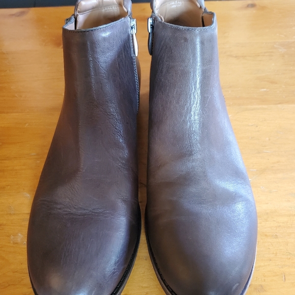 Franco Sarto Leather Ankle Boots Size 10m. - Picture 8 of 8